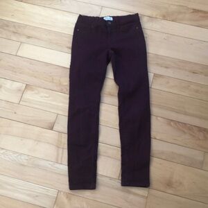 Maroon Jordache pants size 12